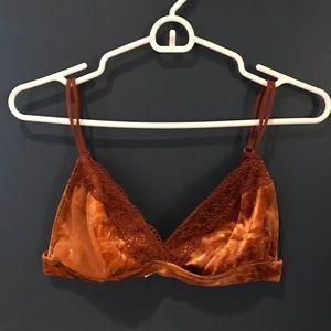 Velvet bralette